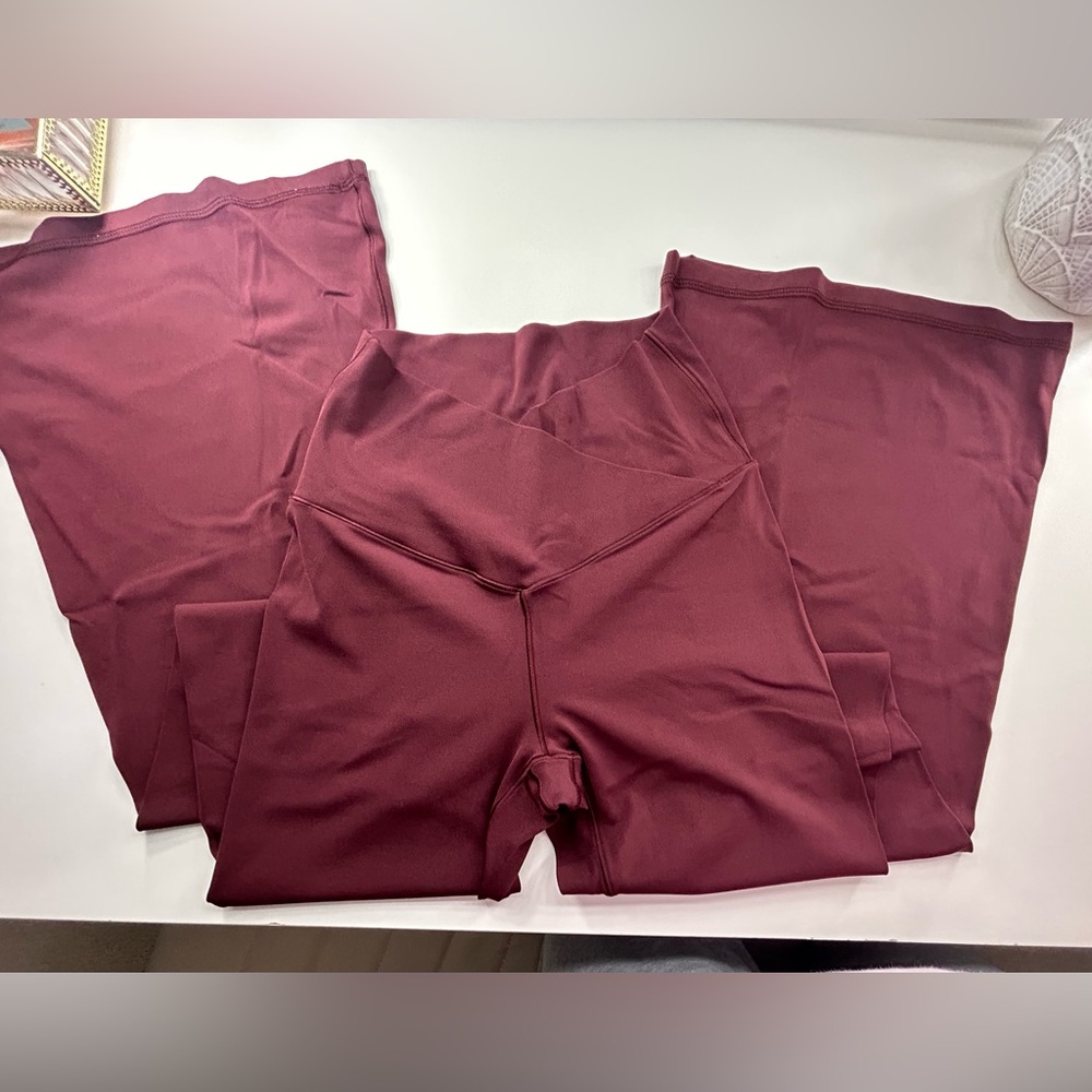 Burgundy Aerie Leggings